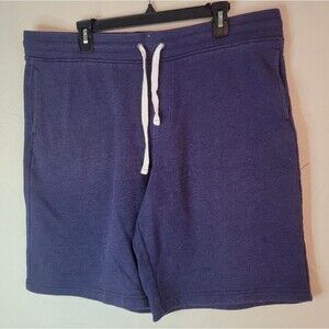 Abbot & Main fleece lined corton/polyester shorts adjustable waist + pockets, XL